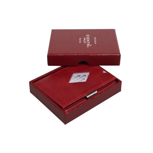 EXENTRI Wallet Rich Red