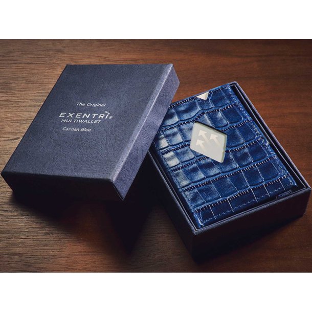 EXENTRI Multiwallet Caiman Blue