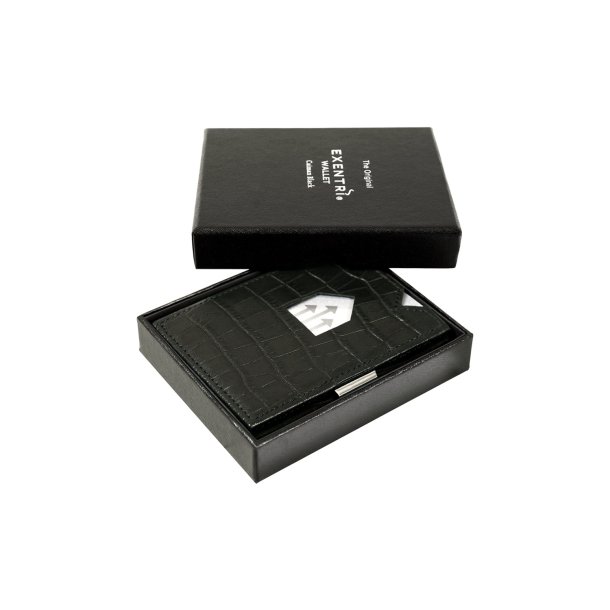 EXENTRI Wallet Caiman Svart