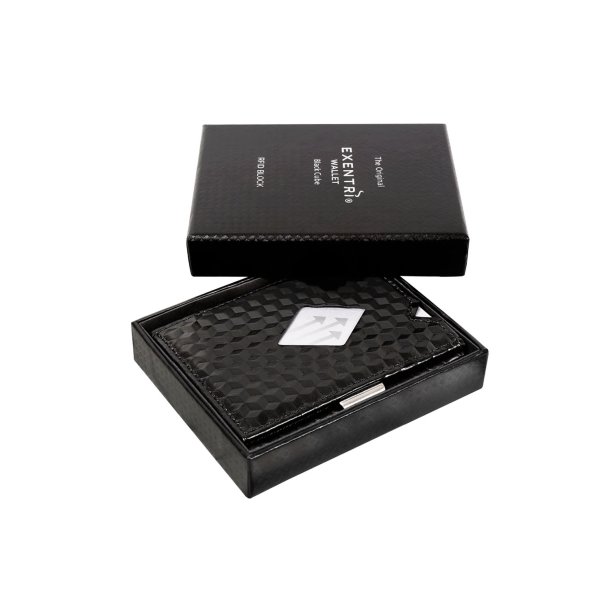 EXENTRI Wallet Black Cube
