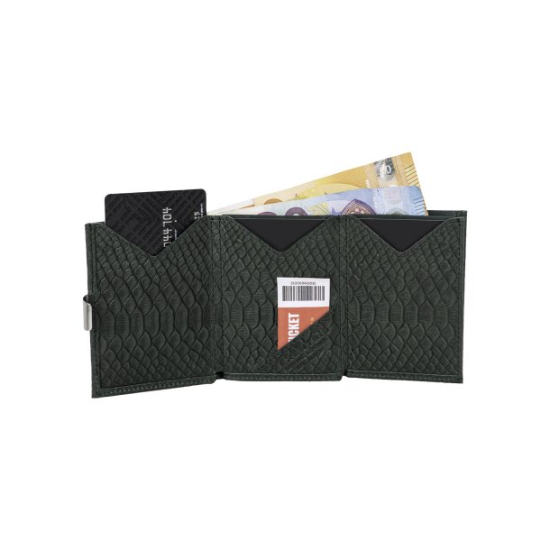 EXENTRI Wallet Green Cobra