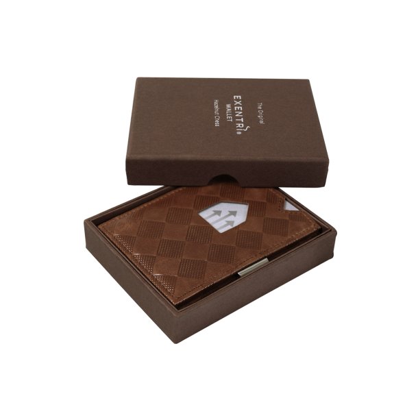 EXENTRI Wallet Hazelnut Chess