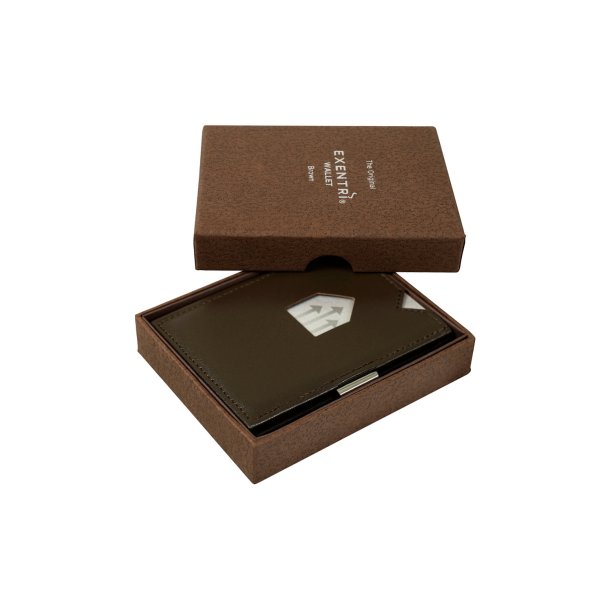 EXENTRI Wallet Brown