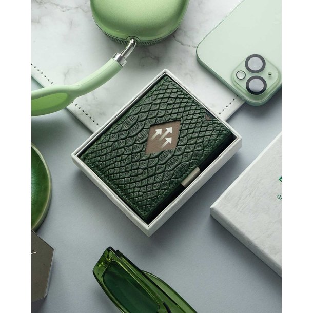 EXENTRI Wallet Green Cobra