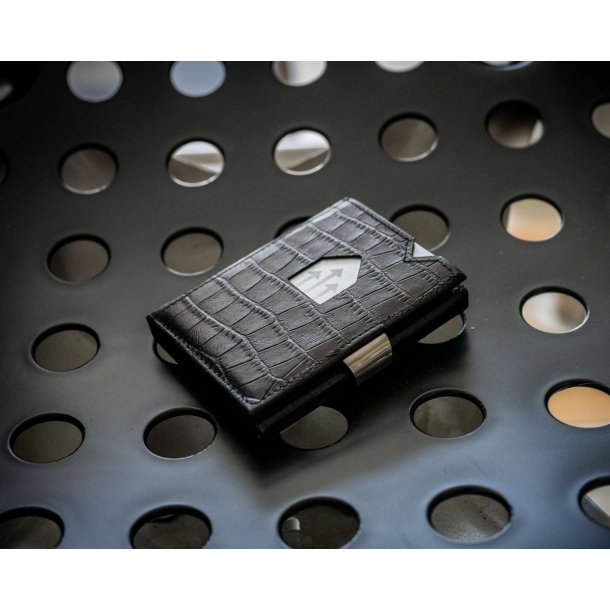 EXENTRI Wallet Caiman Svart